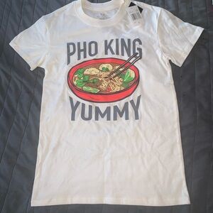 Graphic Pho King Yummy T-Shirt - White